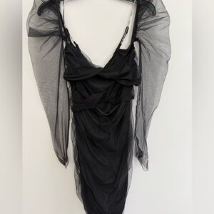 Elegant Black Mini Dress